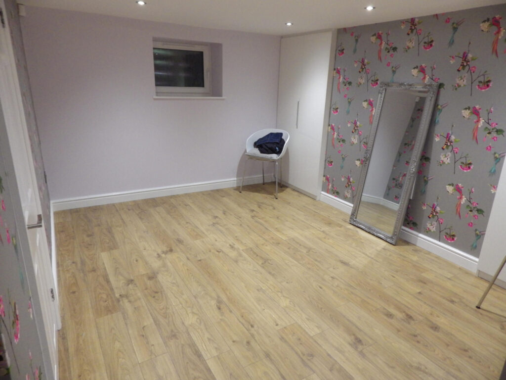 Cellar Conversion Bedroom
