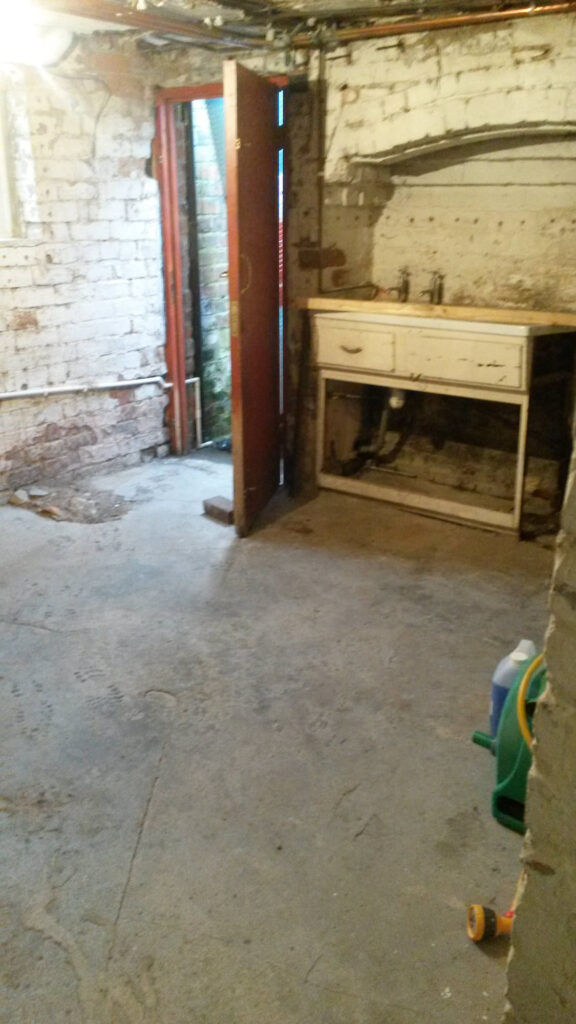 Cellar Conversion Kitchen Pre-Conversion