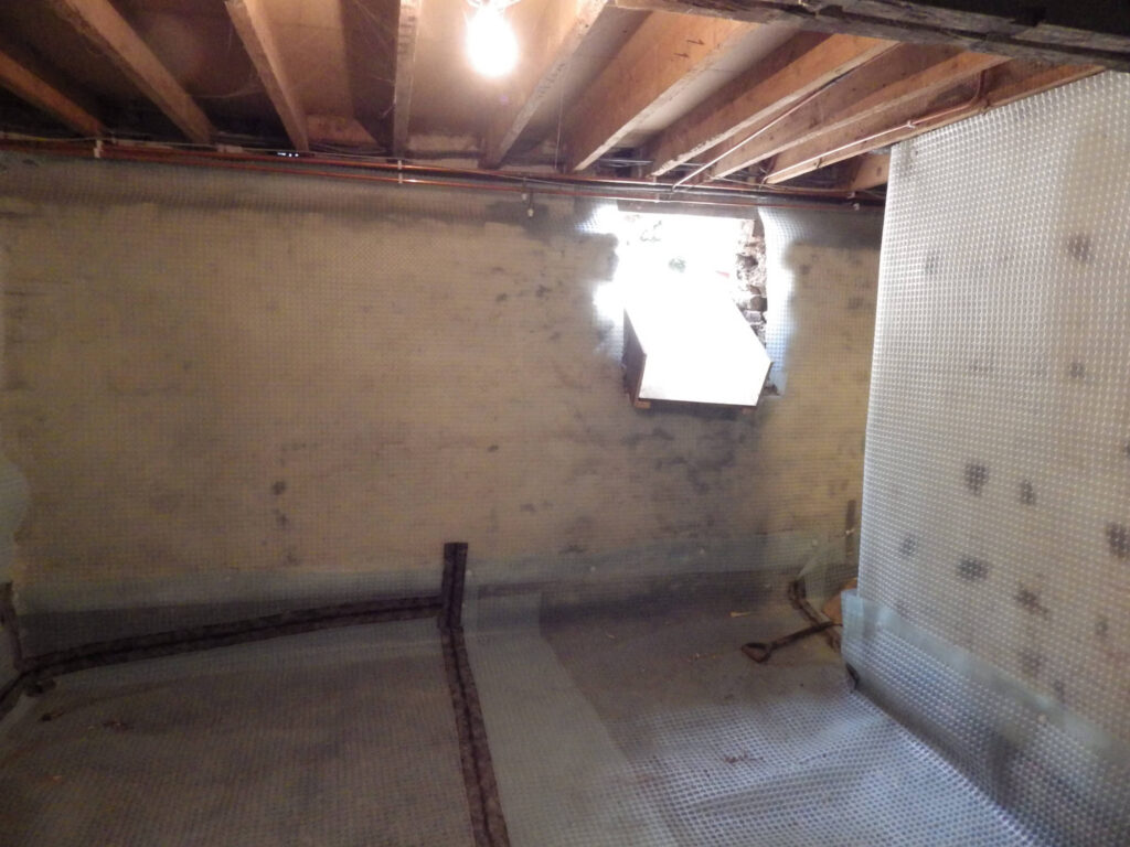 Cellar Conversion During Tanking Photo in Manchester