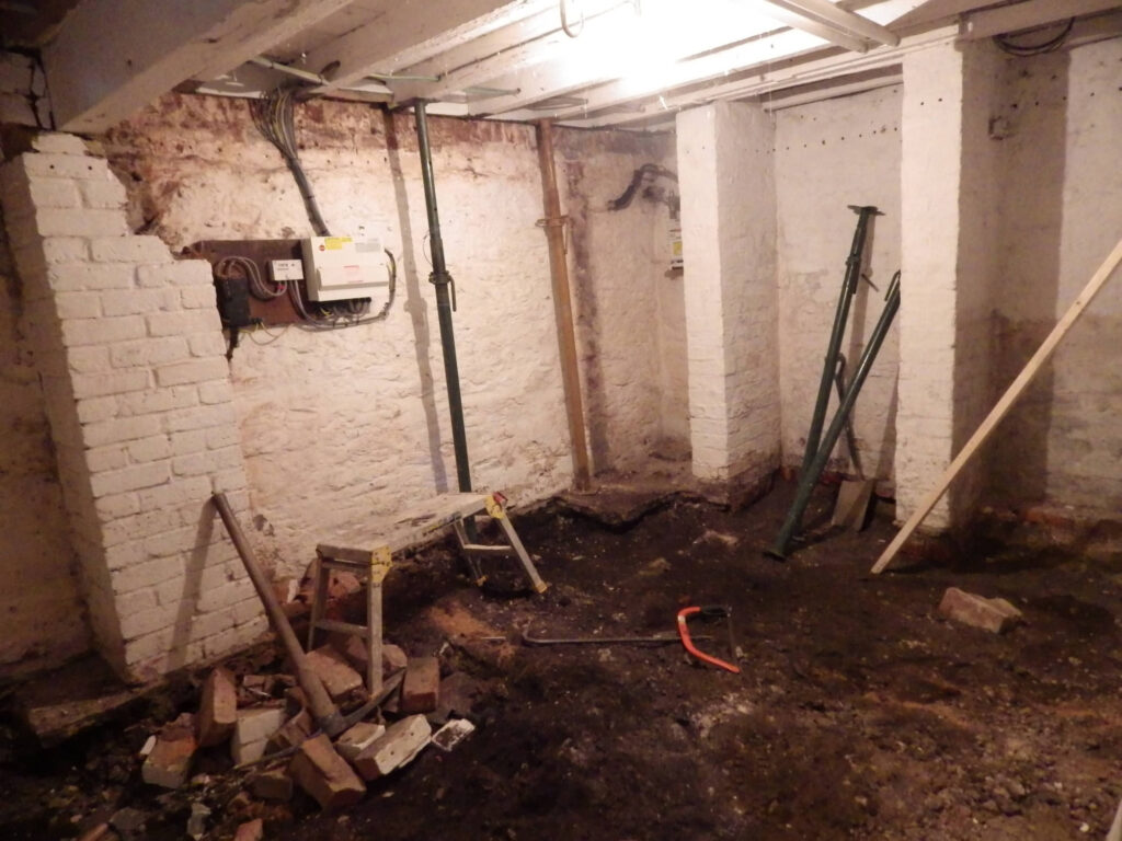 Cellar Conversion into Dressing Room Pre-Conversion Photo in Manchester