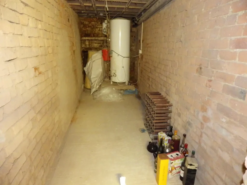 Cellar Conversion En-Suite Before Photo in Manchester