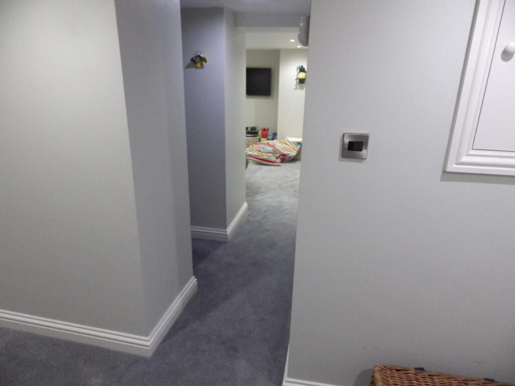 Cellar Conversion Hallway Photo in Manchester