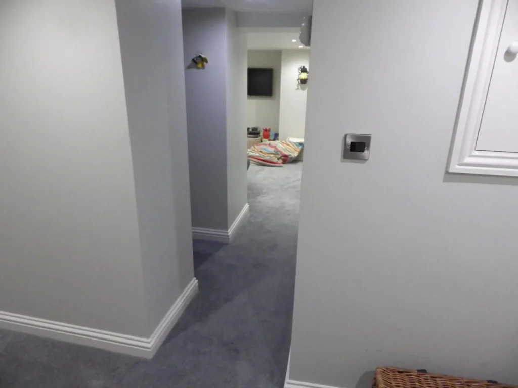 Cellar Conversion Hallway Photo in Manchester