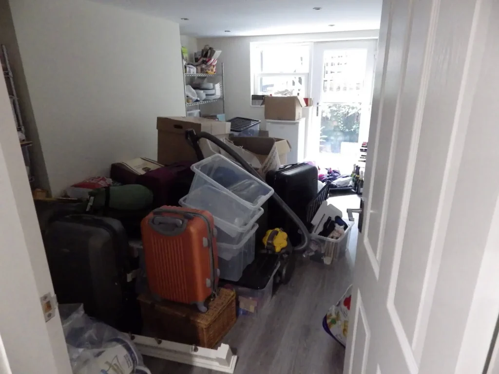 Cellar Conversion Front Storage Before Photo in Manchester