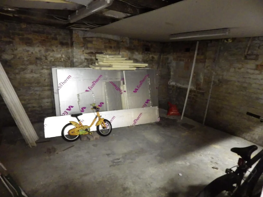 Cellar Conversion Gym Before Photo in Manchester