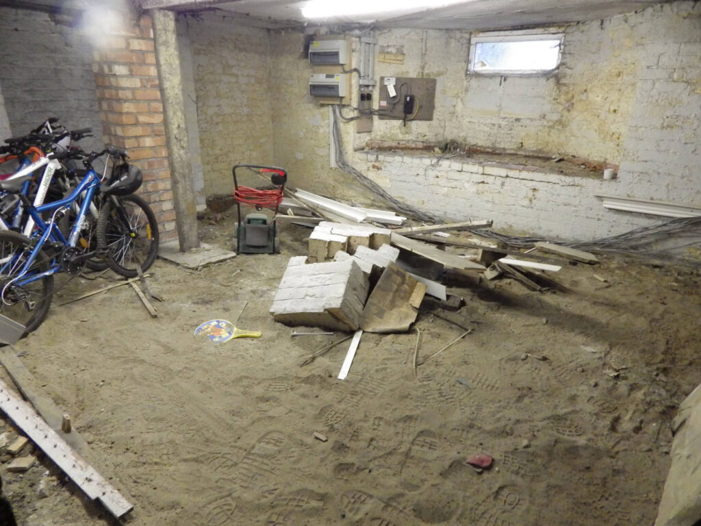 Cellar Conversion into Play Room Pre-Conversion Photo in Manchester